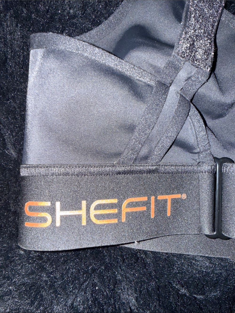 SHEFIT Front-Zip Crossback Sports Bra - Black - Picture 10 of 13